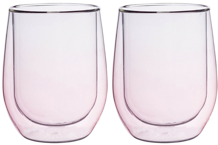Altom 2-częściowy zestaw szklanek termicznych Andrea, 300 ml, różowy
