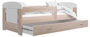 Eurotel Łóżko FILIP 180 x 80 z materacem i szufladą