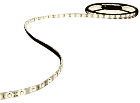 Perel Velleman Skating diodami LED 17ww komplet z elastyczna listwa LED i zasilacz sieciowy, 300 LED, 12 V DC, 5 m, ciepła biel LEDS17WW