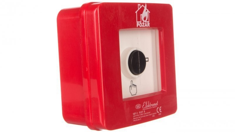 elektromet Ręczny ostrzegacz pożarowy 2R 12A IP65 WP-3 ROP B 921410 921410