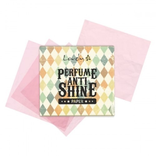 Lovely Lovely Bibułki matujące do twarzy Perfume Anti Shine 40szt