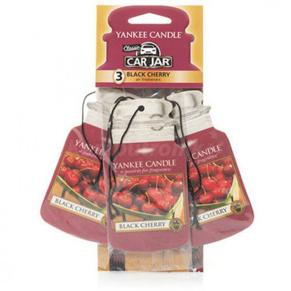 Yankee Candle car jar bonus pack Black Cherry op. 3 szt