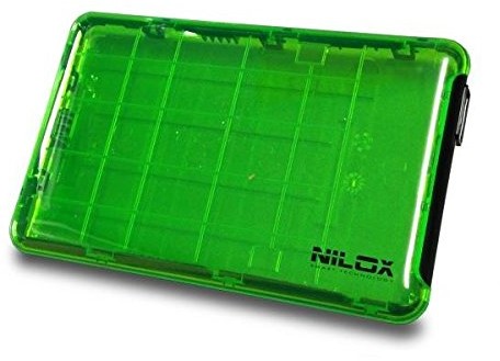 Nilox dh0002gt obudowa dysku twardego do 2,5 cala (6,35 cm), zielony # 7057 DH0002GT