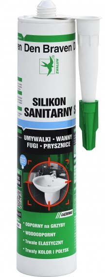 Silikon sanitarny biały