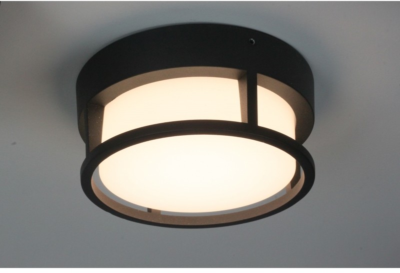 Light&More PP P 1344A IP54 PLAFON ZEWNĘTRZNY OGRODOWY ALUMINIUM GRAFITOWY RAL7016 HERMETYCZNY  LED PP P 1344A