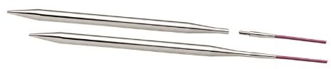 KnitPro Nova Metal wymienne końcówki drutów do robienia na drutach KP10401