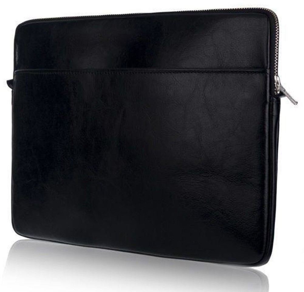 KEMER Skórzany pokrowiec na laptopa 13' SA24 Czarny POKROWIEC NA LAPTOPA SA24 13CALI BLACK-0
