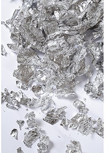 RAYHER HOBBY Rayher 2171522 Deco-metalowy płatki, SB box 1 G, srebrny 21-715-22
