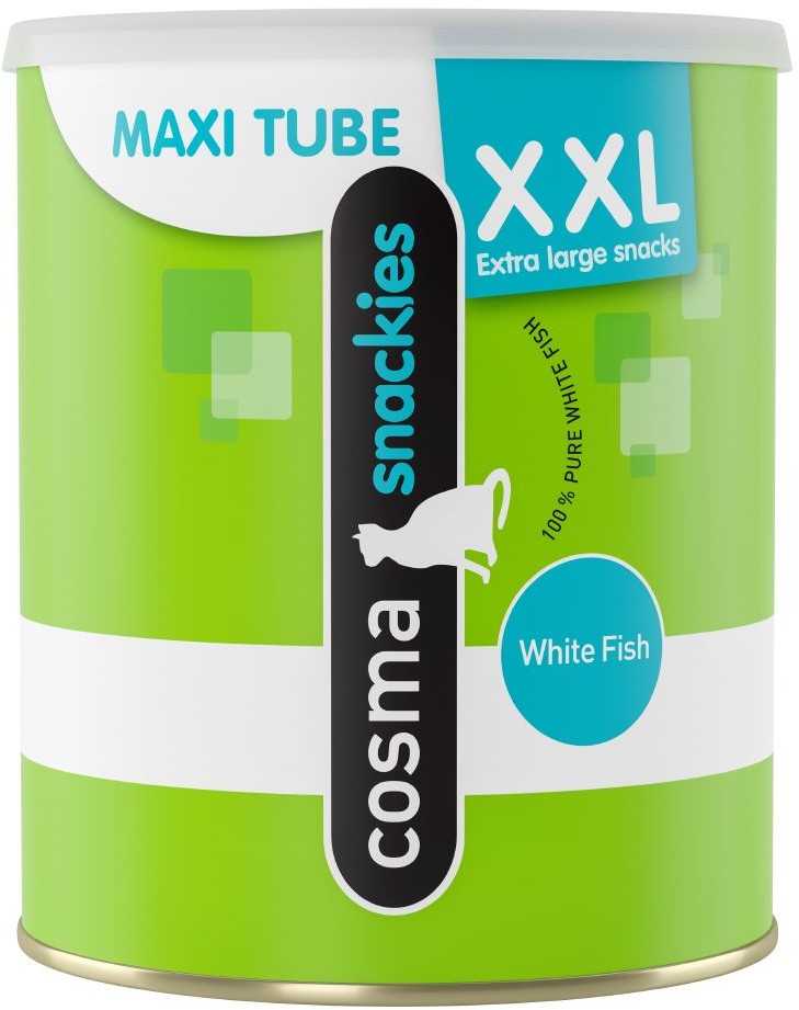 Cosma snackies XXL Maxi Tube Przysmak liofilizowany, białoryb - 110 g