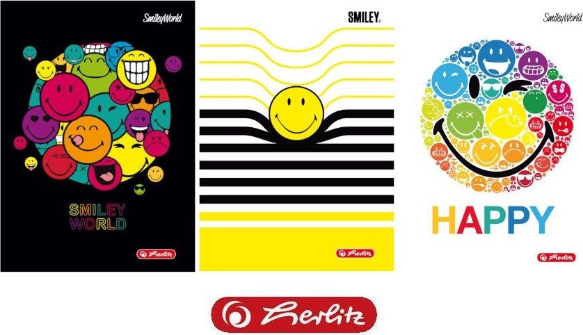 HERLITZ Zeszyt A5 60k Linia = Smiley HERL3886