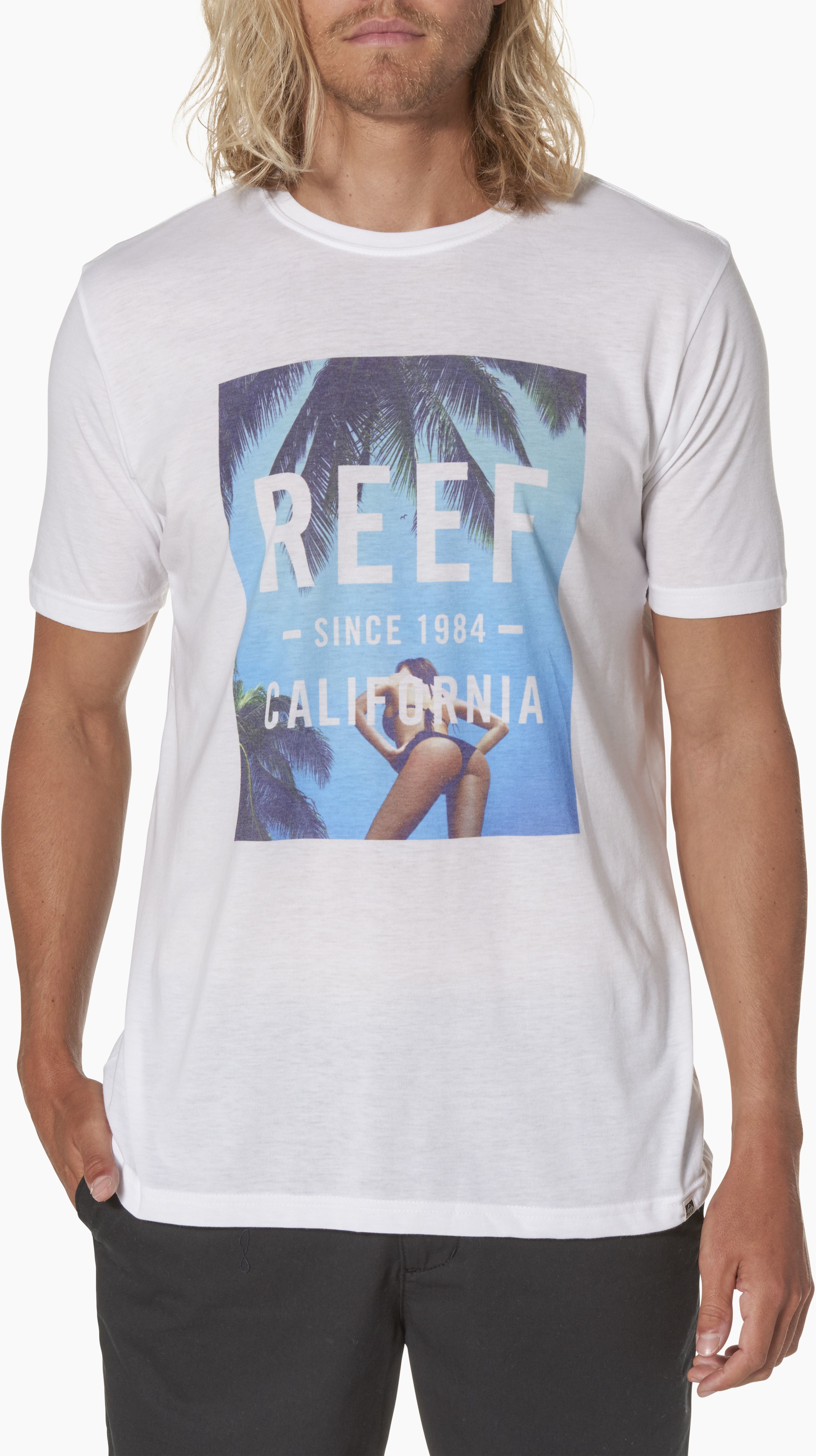 Reef t-shirt CALIFORNIA TEE White