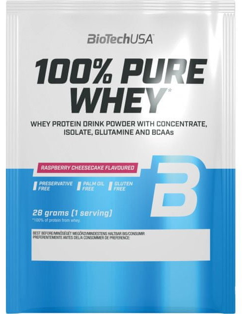 BioTech USA 100% Pure Whey 28 g czarny biszkopt