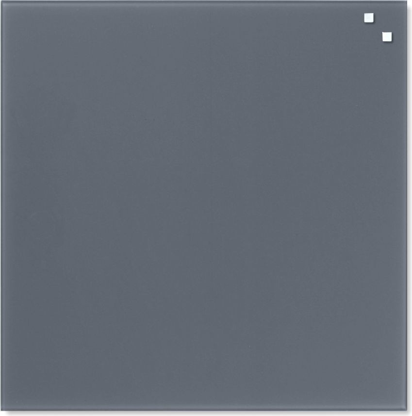 NAGA Szklana tablica magnetyczna szara 45x45cm 10710 10710