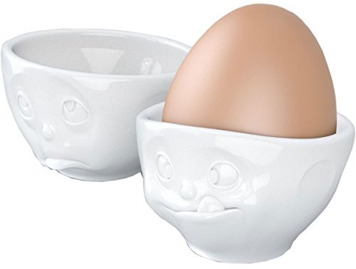 FIFTYEIGHT PRODUCTS FiftyEight T015201 zestaw kieliszków do jajek, Szczęśliwy i Nieszczęśliwy T015201