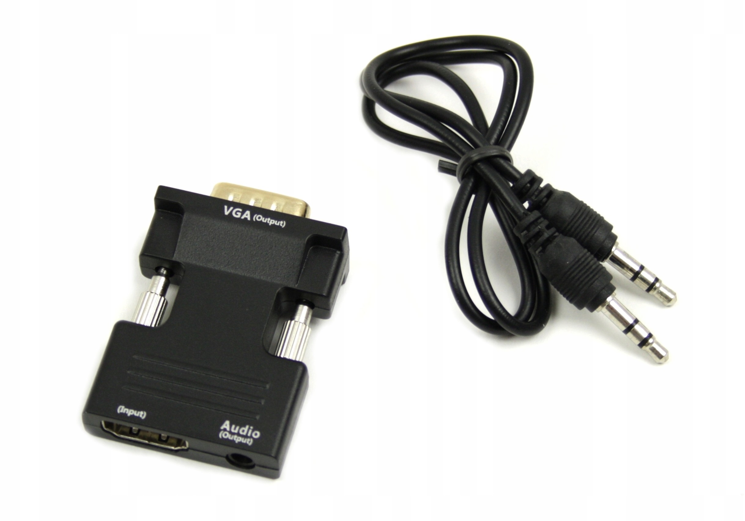 Adapter Konwerter Hdmi Do Vga Dsub D-sub Audio