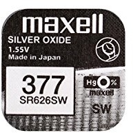 Maxell 377 bateria zegarkowa SR626SW ogniwo guzikowe 377