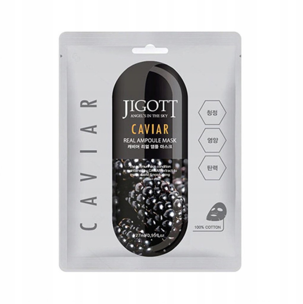 Koreańskie kosmetyki Jigott Caviar Real Mask