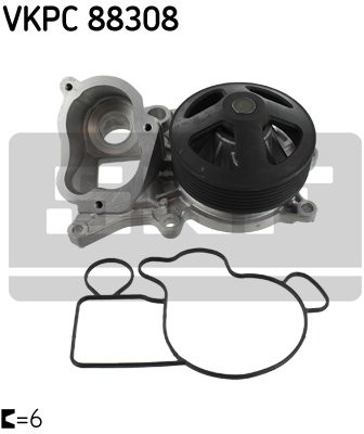 SKF Pompa wodna VKPC 88308 VKPC 88308