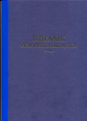 Firma krajewski Dziennik pism przychodzących [Pu/Dpp-1] Pu/Dpp