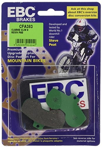 EBC nakładki na hamulce tarczowe clarke clim8, zielony FA383