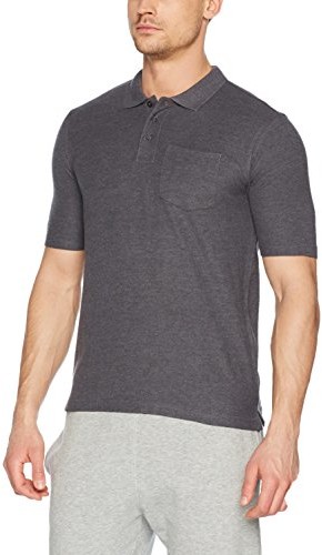 Jako mężczyzn Team, z kieszenią na piersi Polo, szary, 4 XL 6334