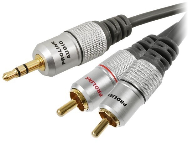Prolink Exclusive TCV 3420 10m kabel 2 RCA - Jack 3.5mm TCV3420-1645