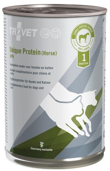 Trovet Unique Protein UPH Konina dla psa i kota puszka 400g DLA ZAMÓWIEŃ + 99zł GRATIS!