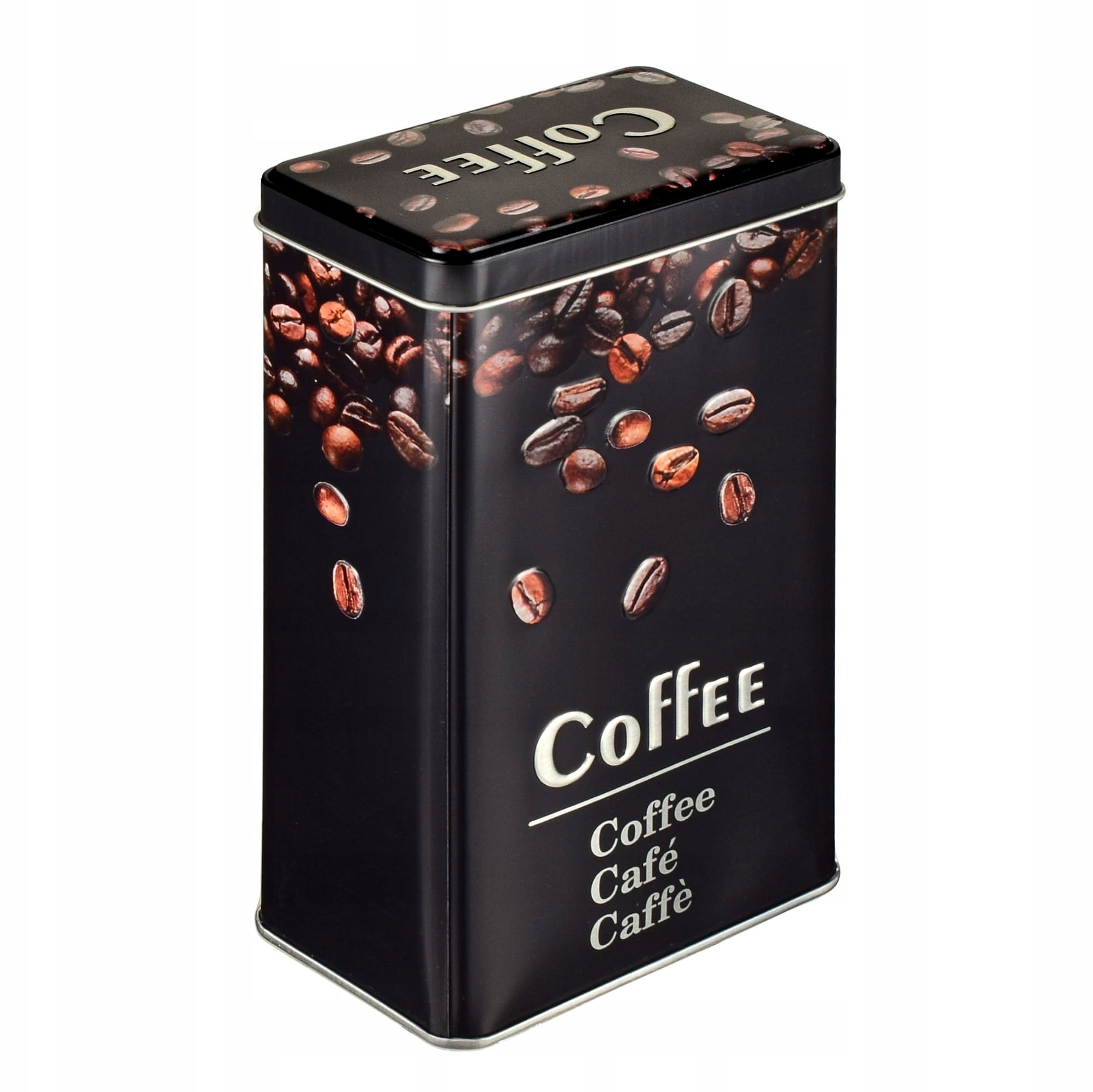 Puszka Dekoracyjna Metalowe Pudełko Na Kawę