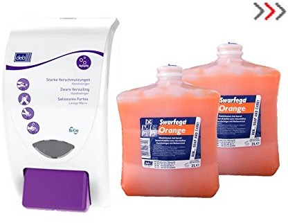 DEB swarfega Pomarańczowy ręcznie Cleaner Cart 4L SORC4LTR