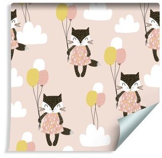 Muralo Tapeta Dla Dzieci Kotki Wśród Chmur 725433412