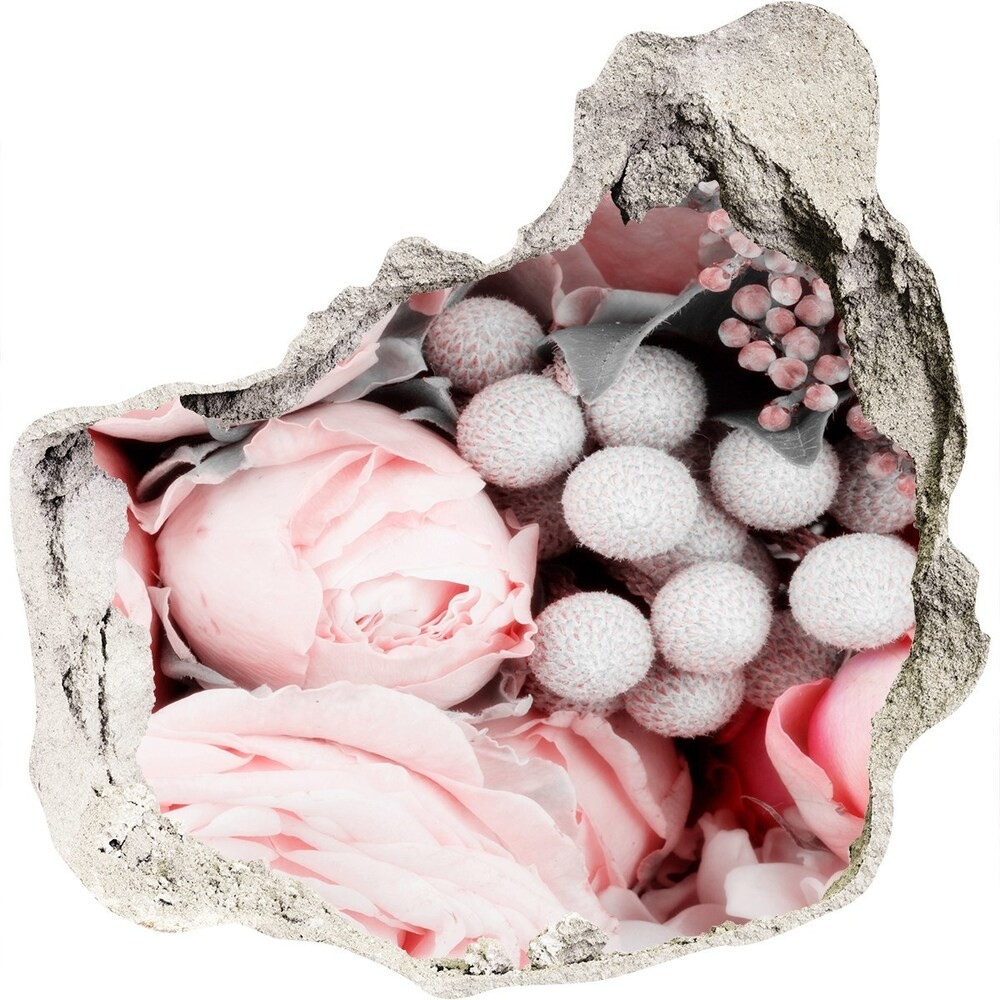 Wallmuralia.pl Samoprzylepna dziura naklejka Bukiet kwiatów