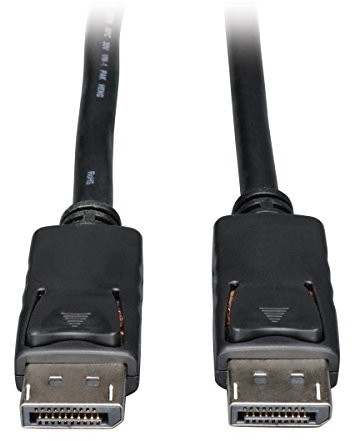 Tripp Lite DisplayPort Digitaler kabel audio i video z łatwymi do złapania językami (M/M), czarny P580-015