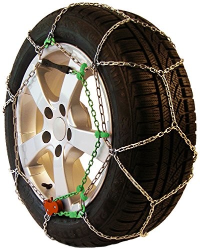 RUD Protrac 4FUN łańcuchy śniegowe, 1 para, 3,1 mm, montaż na linach, zielony/pomarańczowy 4717746