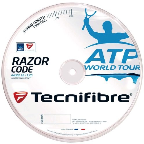 Tecnifibre ATP Razor Code Tennis String 200 m Reel TFR513