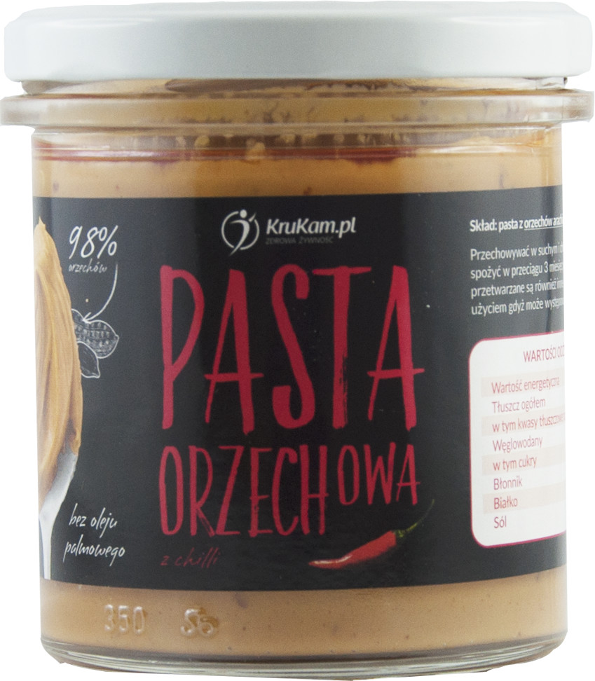 KruKam Pasta orzechowa z chilli 300g