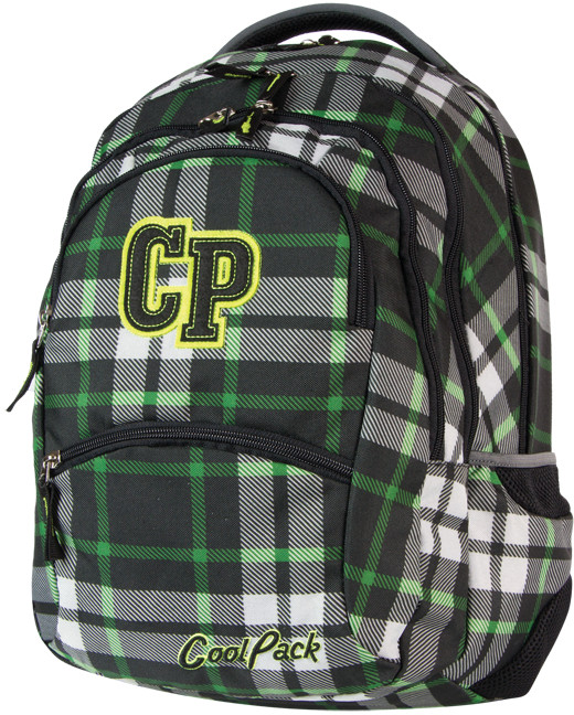 CoolPack Plecak młodzieżowy Green Tartan (181) 48057CP