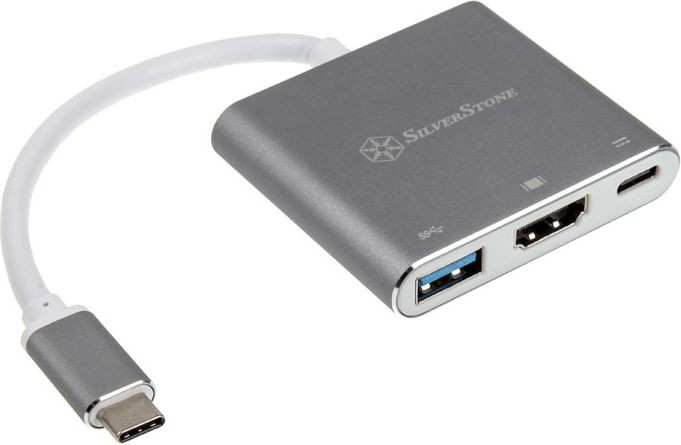 Silverstone Kabel USB USB-C USB-A + HDMI + USB-C SST-EP08C