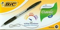 BIC Długopis Atlantis Classic Czarny 12 sztuk