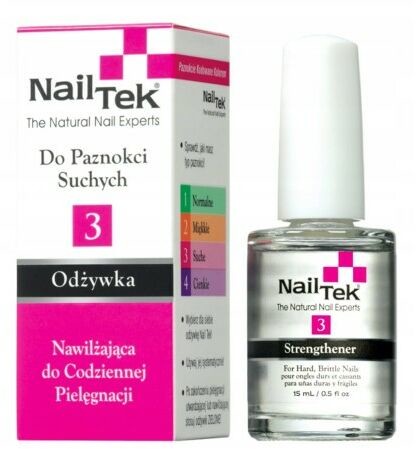 Nail Tek Odżywka do paznokci nawilżająca do codziennej pielęgnacji Nail Tek Protection Plus Nr 3