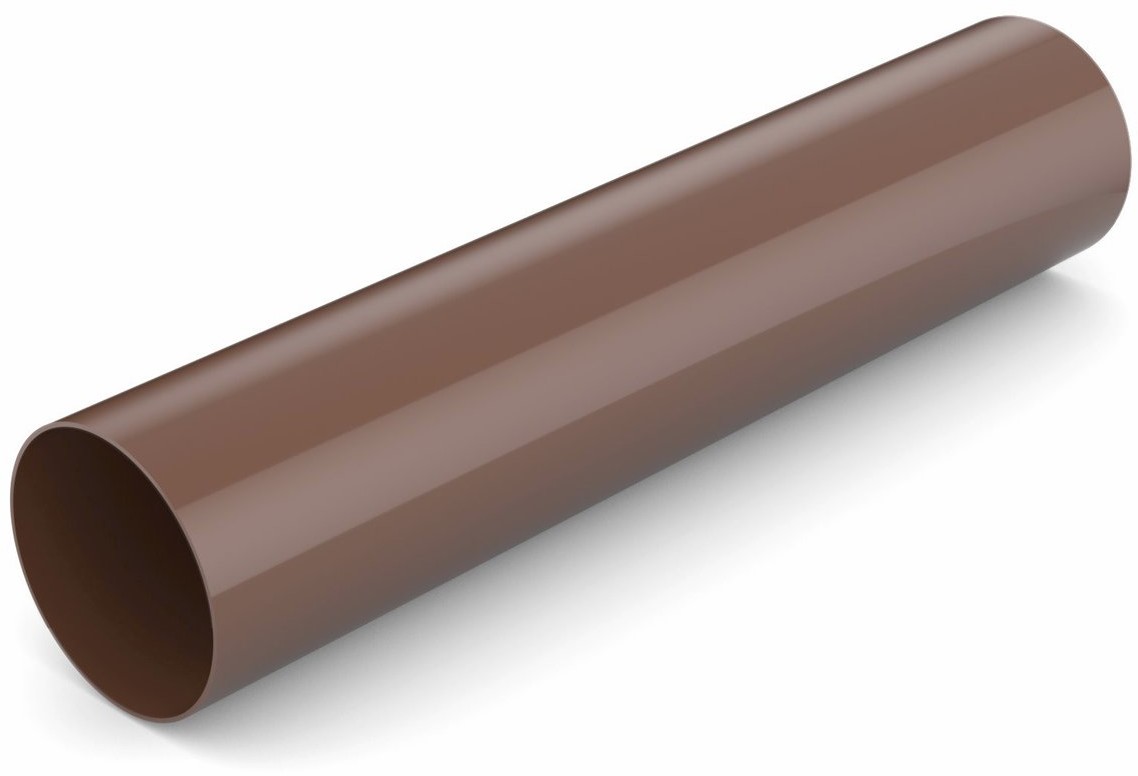 Cellfast Rura spustowa pvc 63 mm /3m/ PVC brąz