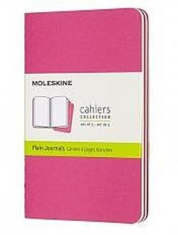 Zestaw 3 zeszytów Cahier Journals 13x21 linie pink