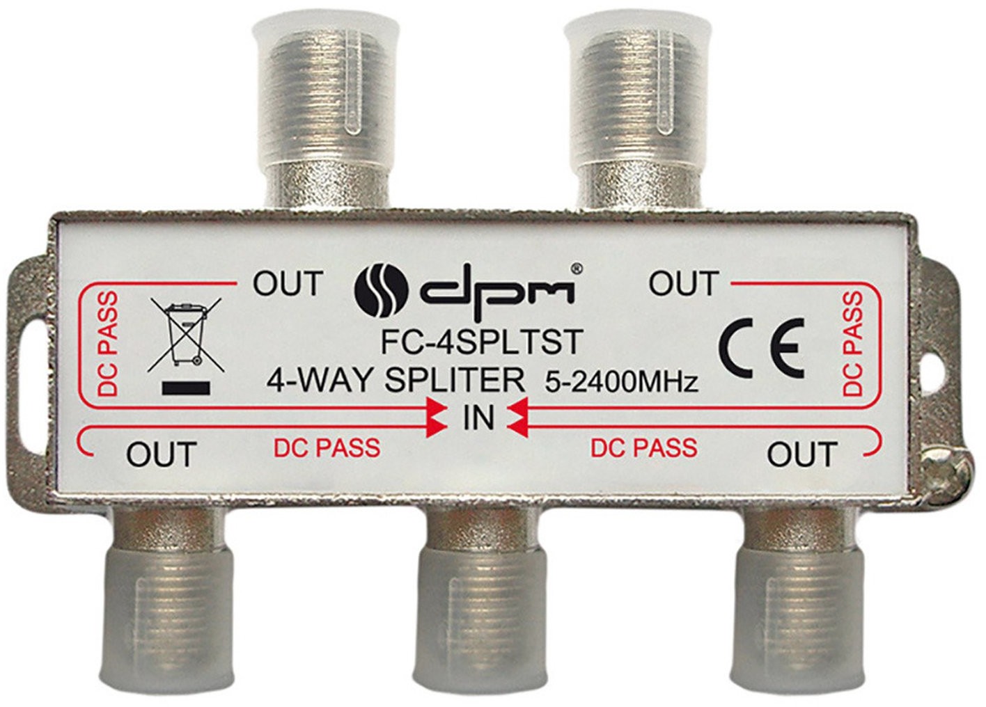 DPM Splitter TV-SAT 4 wyjścia
