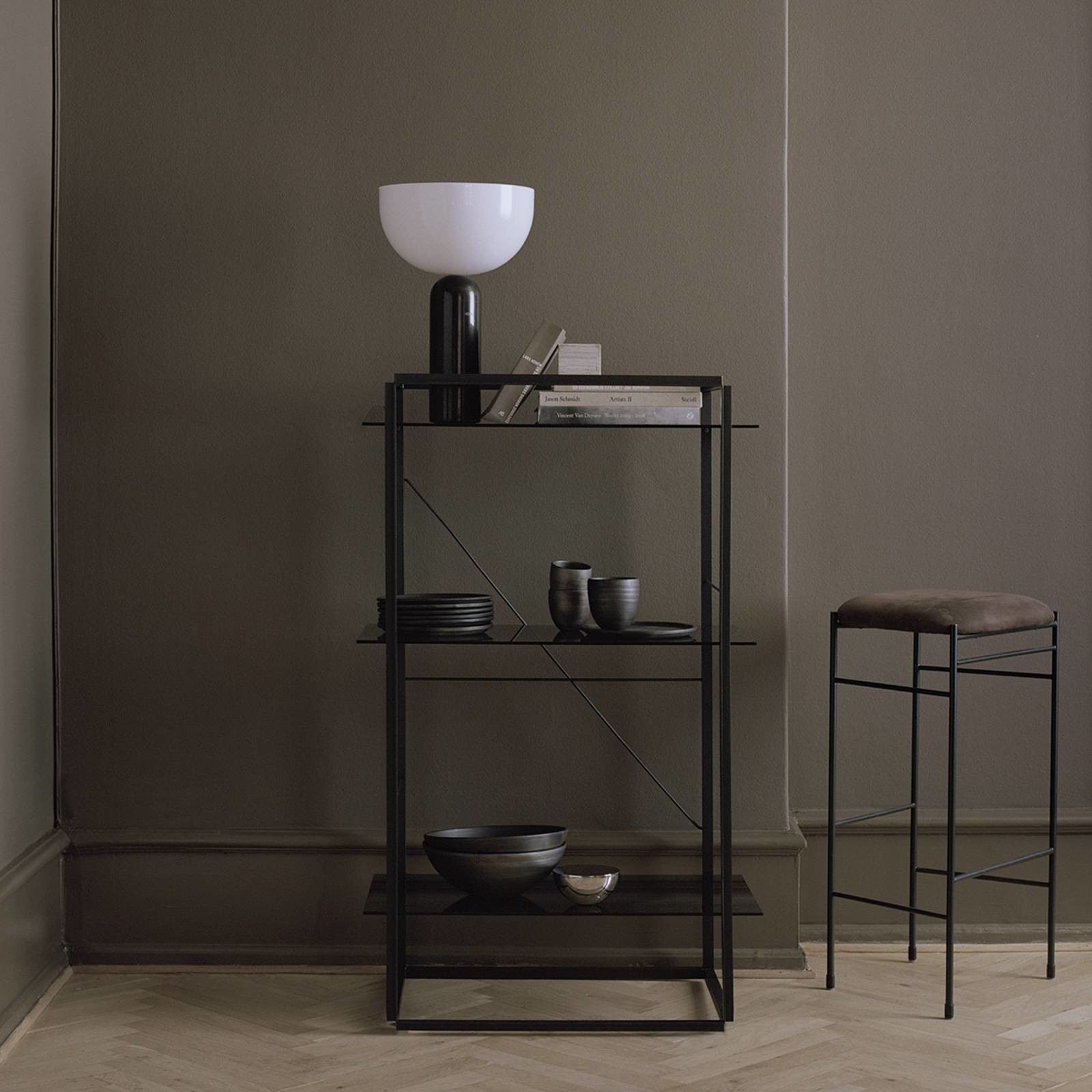 NEW WORKS New Works Kizu Large lampa stołowa, czarna