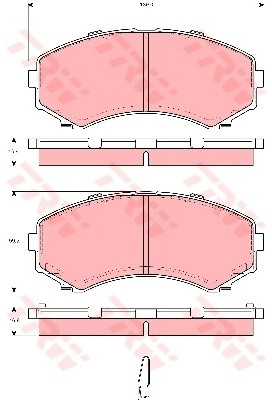 TRW KFZ Ausruestung GmbH) KFZ Ausruestung GmbH) GDB3254 GDB3254