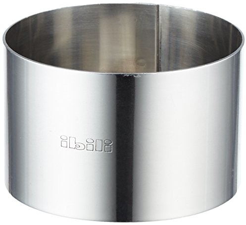 Ibili CLASICA deserów ring pierścień pierścień, ciast, tortów, okrągła, średnica 7 cm, wysokość 4,5 cm, 1 sztuka 716007