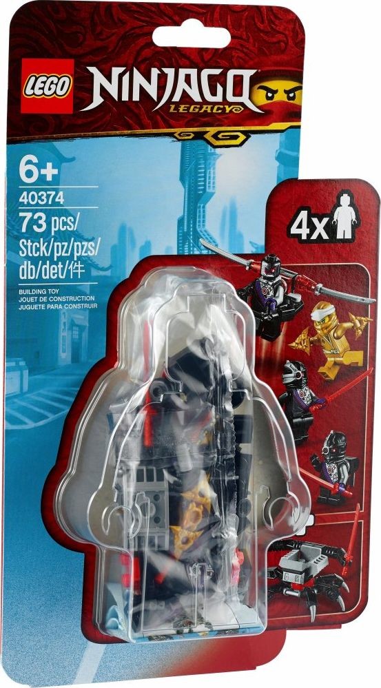 LEGO Ninjago Zestaw akcesoriów i minifigurek ze złotym Zaneem 40374