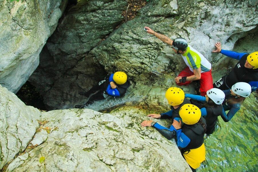 Canyoning w Słowenii - Bovec - Kanion Sušec CBSS