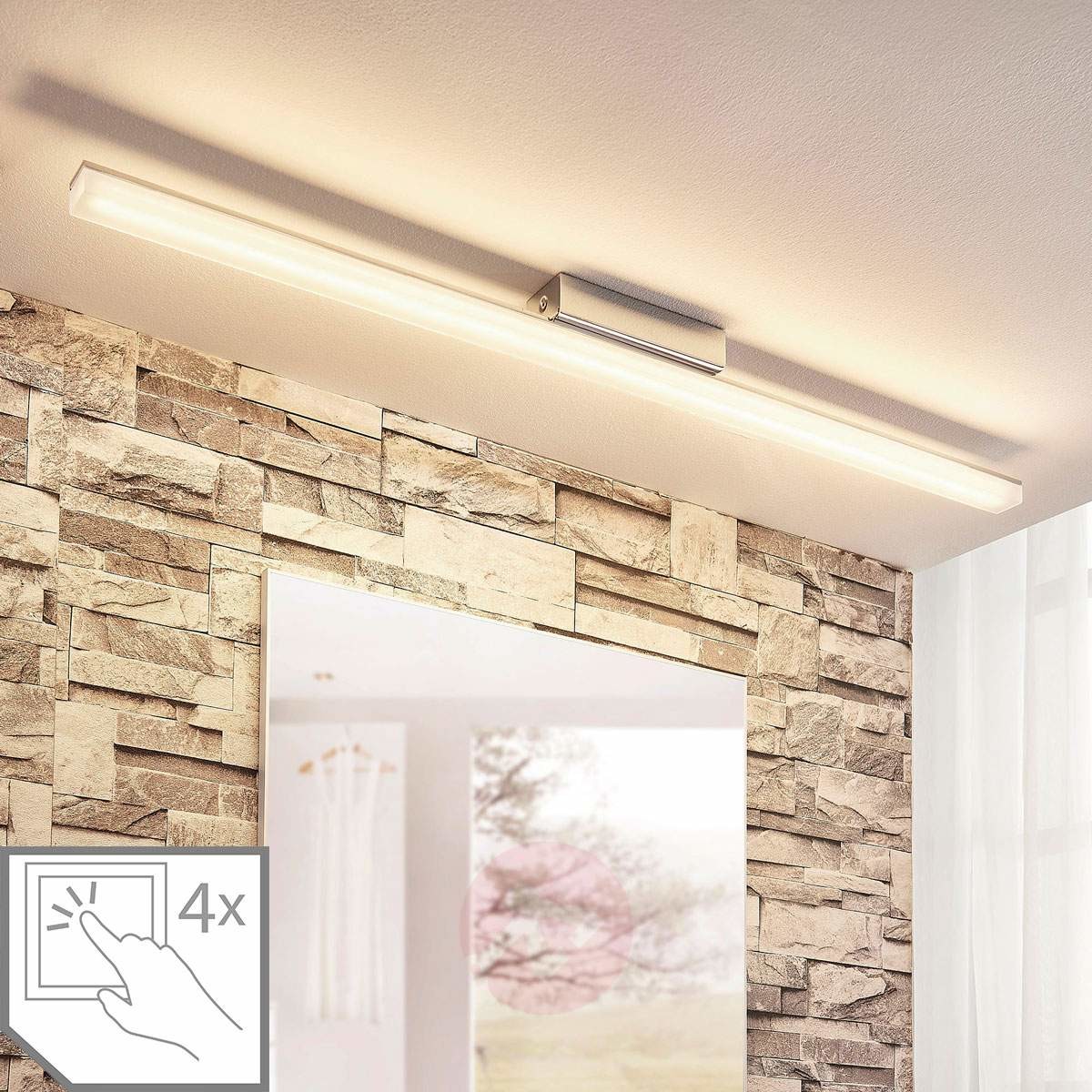 Levke  lampa sufitowa LED do łazienki