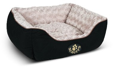 Scruffs 520 Wilton łóżko dla psa, S, czarny