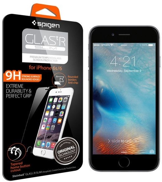 Spigen SZKŁO HARTOWANE GLAS.TR SLIM IPHONE 6/6S (4.7)